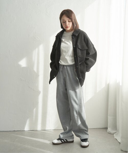 セール】裏フリースボンディングイージーパンツ（スウェットパンツ