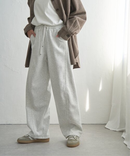 notch.（ノッチ）の「裏フリースボンディングイージーパンツ（スウェットパンツ・レディース・ブラック/グレー/ライトグレー/ブラウン・M）」の13枚目の写真
