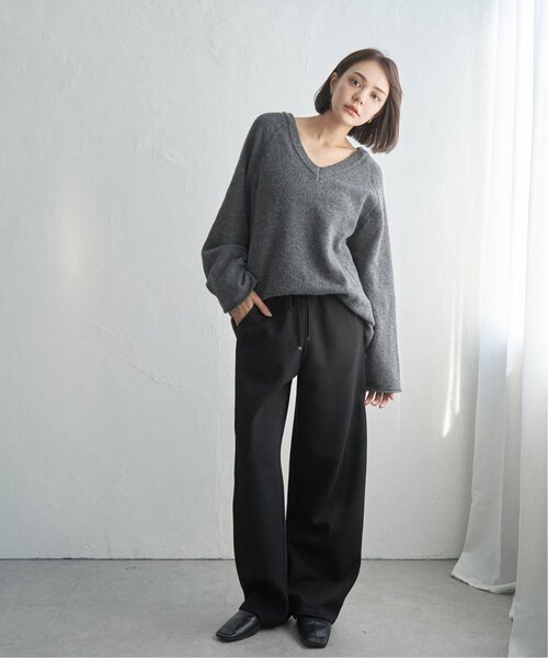 notch.（ノッチ）の「裏フリースボンディングイージーパンツ（スウェットパンツ・レディース・ブラック/グレー/ライトグレー/ブラウン・M）」の19枚目の写真