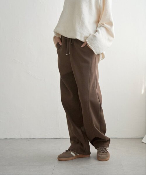 notch.（ノッチ）の「裏フリースボンディングイージーパンツ（スウェットパンツ・レディース・ブラック/グレー/ライトグレー/ブラウン・M）」の22枚目の写真