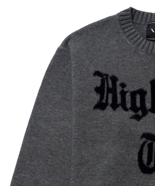 IDWS(アイドンワナセル)の「Hellride Crewneck Knit Charcoal(ニット/セーター・レディース・その他・1/2)」の5枚目の写真