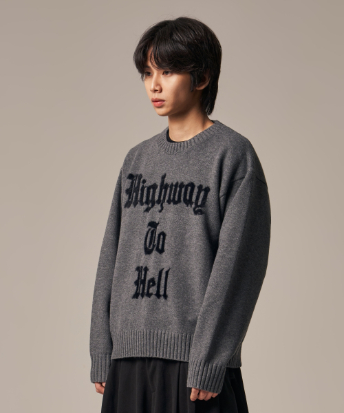 IDWS(アイドンワナセル)の「Hellride Crewneck Knit Charcoal(ニット/セーター・レディース・その他・1/2)」の13枚目の写真