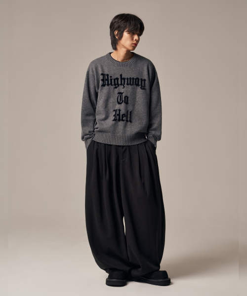 IDWS(アイドンワナセル)の「Hellride Crewneck Knit Charcoal(ニット/セーター・レディース・その他・1/2)」の20枚目の写真