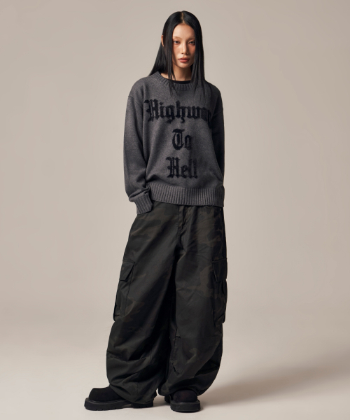 IDWS(アイドンワナセル)の「Hellride Crewneck Knit Charcoal(ニット/セーター・レディース・その他・1/2)」の22枚目の写真