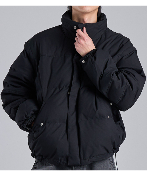 セール】アンディタッチャブルダックダウンパディングジャケット