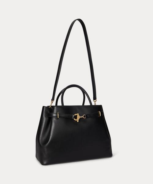 レザー ラージ Blaike サッチェル（ハンドバッグ）｜LAUREN RALPH