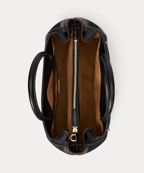 LAUREN RALPH LAUREN(ローレン ラルフ ローレン)の「レザー ラージ Blaike サッチェル(ハンドバッグ・レディース・ブラック系1・ONE)」の10枚目の写真