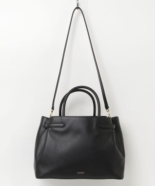レザー ラージ Blaike サッチェル（ハンドバッグ）｜LAUREN RALPH