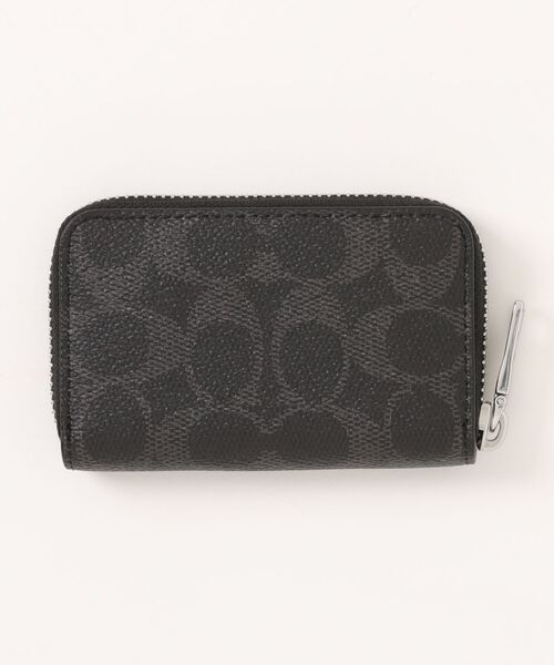 COACH(コーチ)の「スモール ジップ アラウンド カード ケース・シグネチャー キャンバス(カードケース・メンズ・ブラック系その他・ONE)」の7枚目の写真