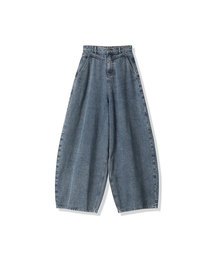 Rothen Wide Denim Pants YELLOW BLUE