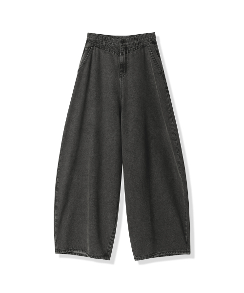 ZENDUST(ジェンダスト)の「Rothen Wide Denim Pants YELLOW BLUE(デニムパンツ・レディース・イエロー・LARGE/MEDIUM/SMALL/X-SMALL/XX-SMALL)」の2枚目の写真