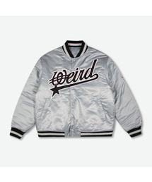 WEIRDWORLD（ウィアード ワールド）の「90年代サテンバスティジャケットグレー（スタジャン）」