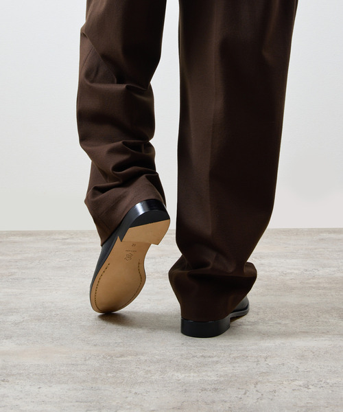 And A（アンドエー）の「PADRONE パドローネ / MOCCASIN SLIP-ON オイルレザーモカシンスリッポンシューズ / PU8759-2015（モカシン/デッキシューズ・メンズ・キャメル/ブラック/ベージュ・40/43/42/41）」の5枚目の写真