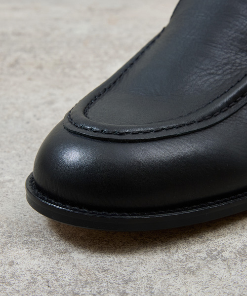 And A（アンドエー）の「PADRONE パドローネ / MOCCASIN SLIP-ON オイルレザーモカシンスリッポンシューズ / PU8759-2015（モカシン/デッキシューズ・メンズ・キャメル/ブラック/ベージュ・40/43/42/41）」の7枚目の写真