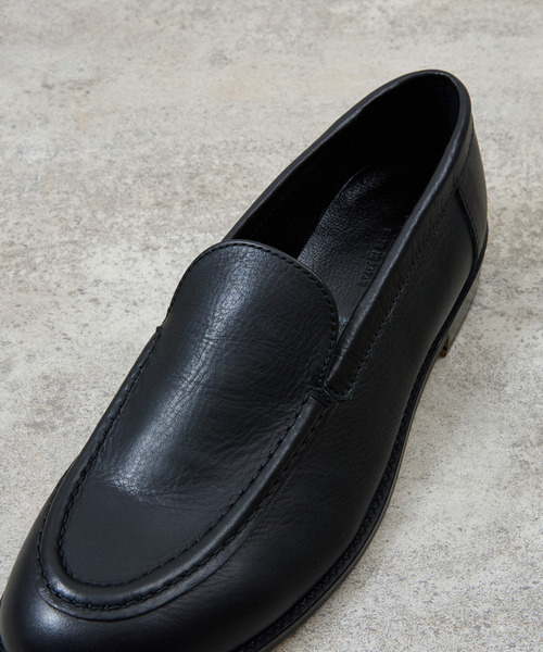 And A（アンドエー）の「PADRONE パドローネ / MOCCASIN SLIP-ON オイルレザーモカシンスリッポンシューズ / PU8759-2015（モカシン/デッキシューズ・メンズ・キャメル/ブラック/ベージュ・40/43/42/41）」の8枚目の写真