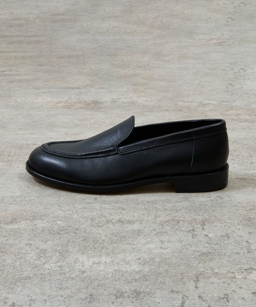 And A（アンドエー）の「PADRONE パドローネ / MOCCASIN SLIP-ON オイルレザーモカシンスリッポンシューズ / PU8759-2015（モカシン/デッキシューズ・メンズ・キャメル/ブラック/ベージュ・40/43/42/41）」の9枚目の写真