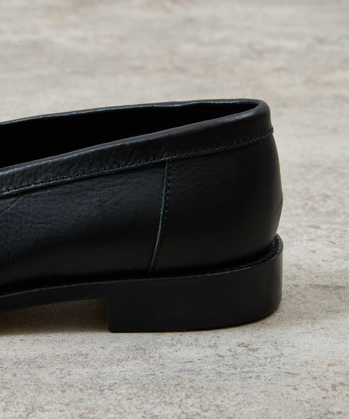 And A（アンドエー）の「PADRONE パドローネ / MOCCASIN SLIP-ON オイルレザーモカシンスリッポンシューズ / PU8759-2015（モカシン/デッキシューズ・メンズ・キャメル/ブラック/ベージュ・40/43/42/41）」の10枚目の写真