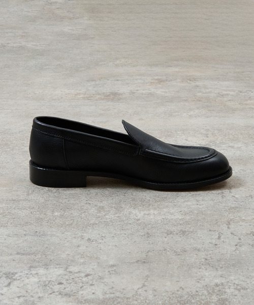 And A（アンドエー）の「PADRONE パドローネ / MOCCASIN SLIP-ON オイルレザーモカシンスリッポンシューズ / PU8759-2015（モカシン/デッキシューズ・メンズ・キャメル/ブラック/ベージュ・40/43/42/41）」の13枚目の写真
