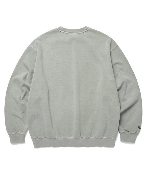 Cavish（カビシ）の「COLLAGE PIGMENT SWEATSHIRT GREEN(CV2DSUM462A)（スウェット・レディース・グリーン・LARGE/MEDIUM/SMALL/X-LARGE）」の2枚目の写真