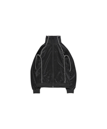 THEWARLD（ザワールド）の「AAS LOGO TRACK ZIP UP JACKET BLACK（ナイロンジャケット）」