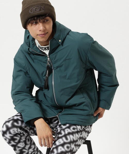 カレンダータフタ中綿フーディブルゾン（ブルゾン）｜Jack Bunny