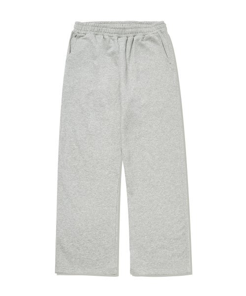 GROOVERHYME（グルーブライム）の「Female) C100 3-step full banding semi-wide fit pants (24 years) (MELANGE GREY) [LRARCYT571P]（スウェットパンツ・メンズ・その他・LARGE/SMALL）」の2枚目の写真
