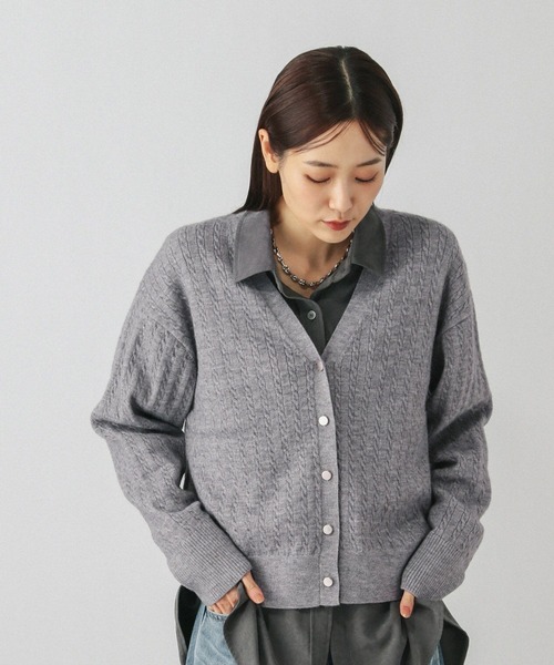 PC Kendo X ダークグレー カーディガン ポータークラシックビートニクケンドーニットカーディガン XS ブルー