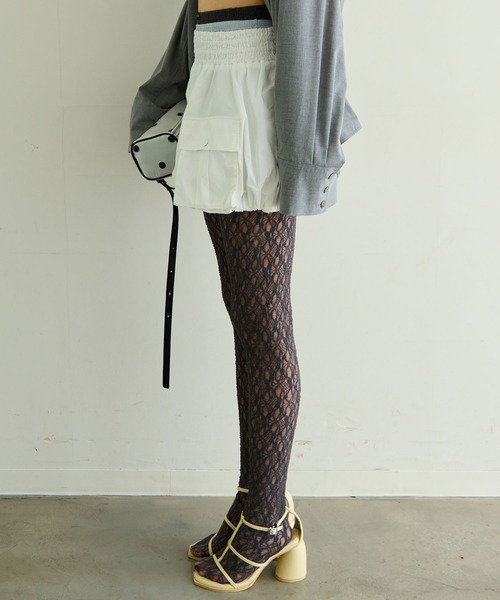 MAISON SPECIAL(メゾンスペシャル)の「Military Balloon Skirt/ミリタリーバルーンスカート(スカート・レディース・キャメル/ホワイト/ブラック・FREE)」の21枚目の写真