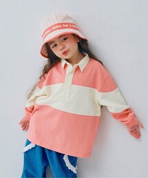 p.premier | 春色の切替ラガーシャツ_ジュニア対応(ポロシャツ)