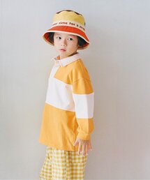 p.premier | 春色の切替ラガーシャツ_ジュニア対応(ポロシャツ)