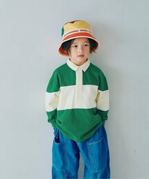 p.premier | 春色の切替ラガーシャツ_ジュニア対応(ポロシャツ)