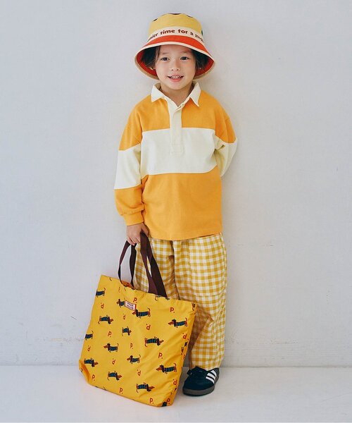 p.premier(ピードットプルミエ)の「春色の切替ラガーシャツ_ジュニア対応(ポロシャツ・キッズ・グリーン/ピンク/イエロー・80/90/100/110/120/130/140)」の15枚目の写真