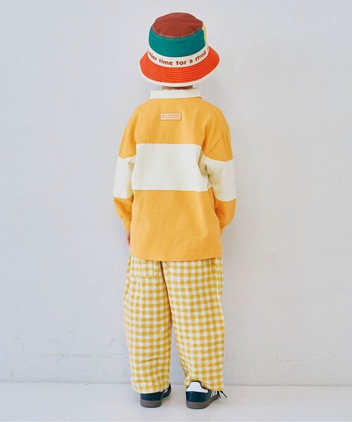 p.premier(ピードットプルミエ)の「春色の切替ラガーシャツ_ジュニア対応(ポロシャツ・キッズ・グリーン/ピンク/イエロー・80/90/100/110/120/130/140)」の16枚目の写真