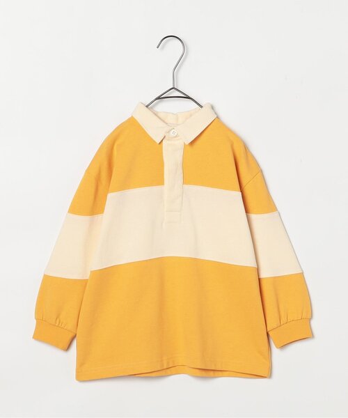 p.premier(ピードットプルミエ)の「春色の切替ラガーシャツ_ジュニア対応(ポロシャツ・キッズ・グリーン/ピンク/イエロー・80/90/100/110/120/130/140)」の13枚目の写真