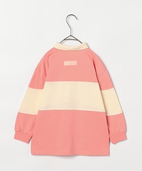 p.premier(ピードットプルミエ)の「春色の切替ラガーシャツ_ジュニア対応(ポロシャツ・キッズ・グリーン/ピンク/イエロー・80/90/100/110/120/130/140)」の11枚目の写真