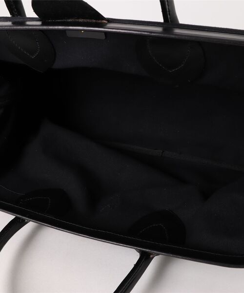 Lloyd Footwear（ロイドフットウェア）の「LLOYD FOOTWEAR LLC/C40 (17" Gladstone Bag) Black "Canvas Cotton  Bridle Leather"（ボストンバッグ・メンズ・ブラック・ONE SIZE）」の4枚目の写真