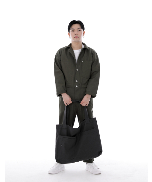SAINTCREW(セントクルー)の「シティボーイ ボタン ジャンプスーツ CBB-507 カーキ(つなぎ/オールインワン・メンズ・その他・MEDIUM/LARGE/X-LARGE)」の3枚目の写真