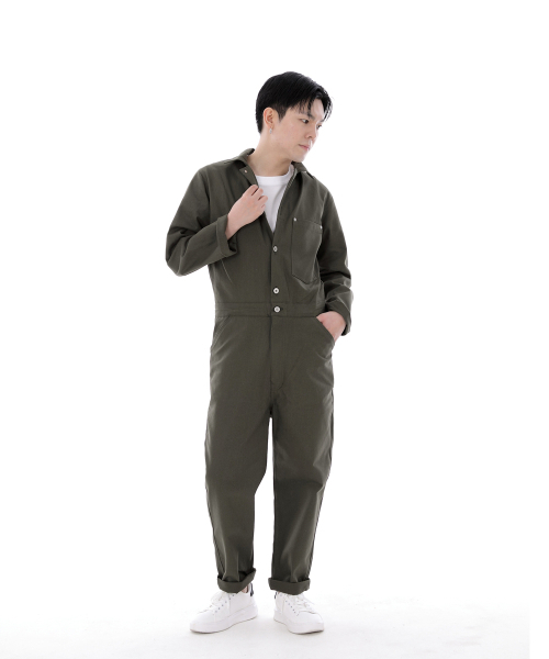 SAINTCREW(セントクルー)の「シティボーイ ボタン ジャンプスーツ CBB-507 カーキ(つなぎ/オールインワン・メンズ・その他・MEDIUM/LARGE/X-LARGE)」の5枚目の写真
