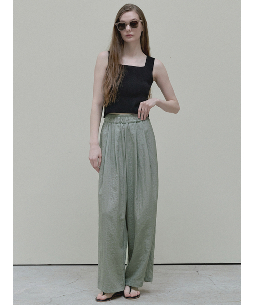 AVANT-G（アバン）の「Summer Wide Banding Pants - khaki（その他パンツ・レディース・その他・FREE）」の7枚目の写真