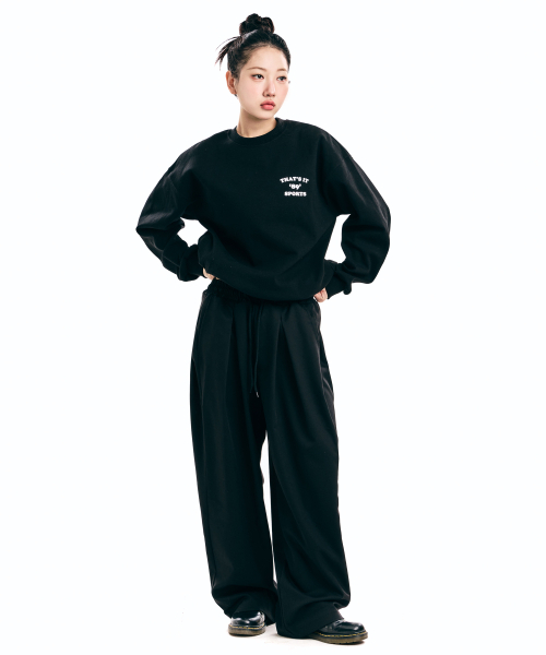 THAT'S IT（ザッツイット）の「サイドタックバルーンフィットスラックス_ブラック（スラックス・レディース・ブラック・LARGE/X-LARGE/MEDIUM）」の6枚目の写真