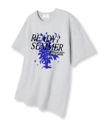レディサマー 半袖Tシャツ ライトグレー