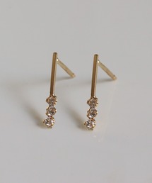 ダイヤモンド ホースシュー ピアス | K18（ピアス（両耳用））｜cui