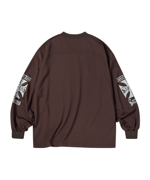 SAPIENS(サピエンス)の「90 ラグビー ロングスリーブ ブラウン(Tシャツ/カットソー・メンズ・その他・MEDIUM/LARGE)」の3枚目の写真