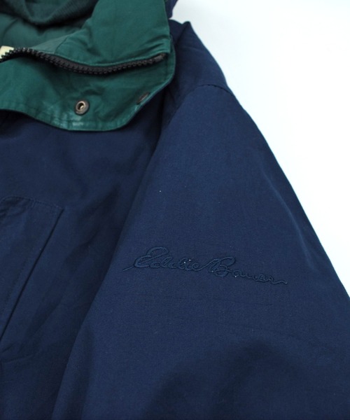 LABORATORY R(ラボラトリーアール)の「【USED】90-00’s Eddie Bauer ダウンジャケット(ダウンジャケット/コート・メンズ・ネイビー・LARGE)」の2枚目の写真