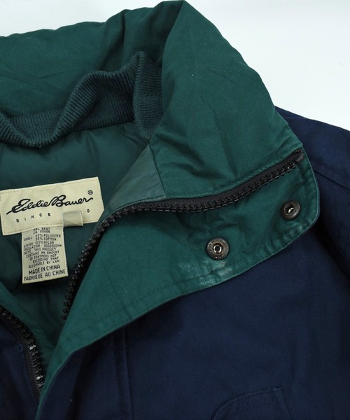 LABORATORY R(ラボラトリーアール)の「【USED】90-00’s Eddie Bauer ダウンジャケット(ダウンジャケット/コート・メンズ・ネイビー・LARGE)」の3枚目の写真