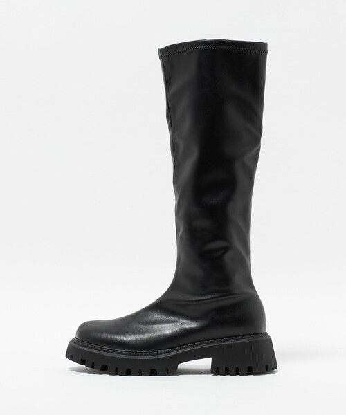 UNITED ARROWS（ユナイテッドアローズ）の「ストレッチ レイン ロングブーツ（ブーツ・レディース・ブラック・36/38/35/37）」の5枚目の写真