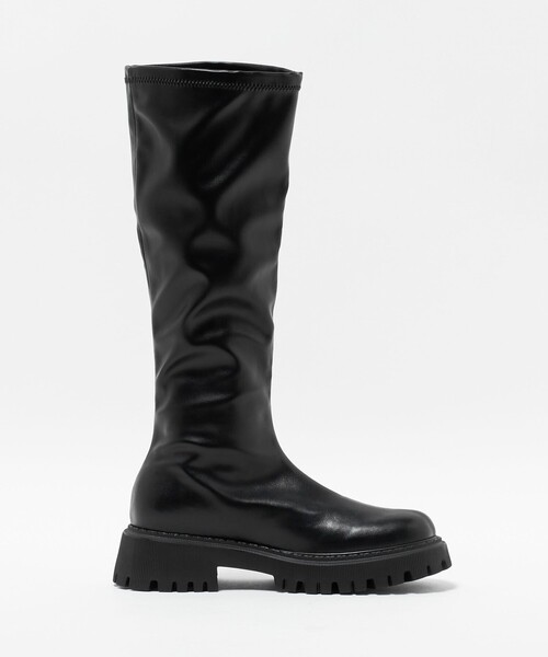 UNITED ARROWS（ユナイテッドアローズ）の「ストレッチ レイン ロングブーツ（ブーツ・レディース・ブラック・36/38/35/37）」の8枚目の写真