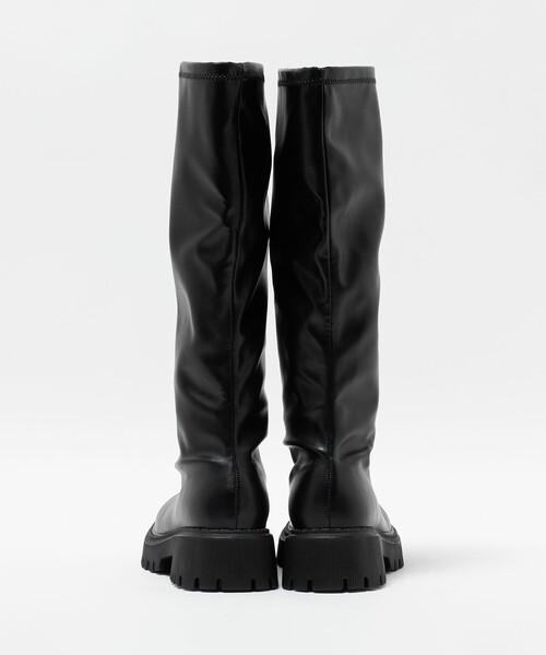 UNITED ARROWS（ユナイテッドアローズ）の「ストレッチ レイン ロングブーツ（ブーツ・レディース・ブラック・36/38/35/37）」の9枚目の写真