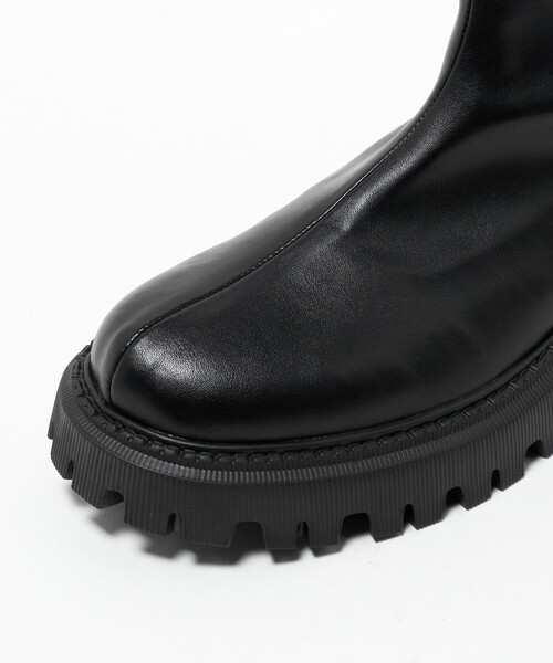 UNITED ARROWS（ユナイテッドアローズ）の「ストレッチ レイン ロングブーツ（ブーツ・レディース・ブラック・36/38/35/37）」の12枚目の写真