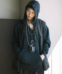 oll（オール）の「Mexican parka knit pullover（パーカー）」